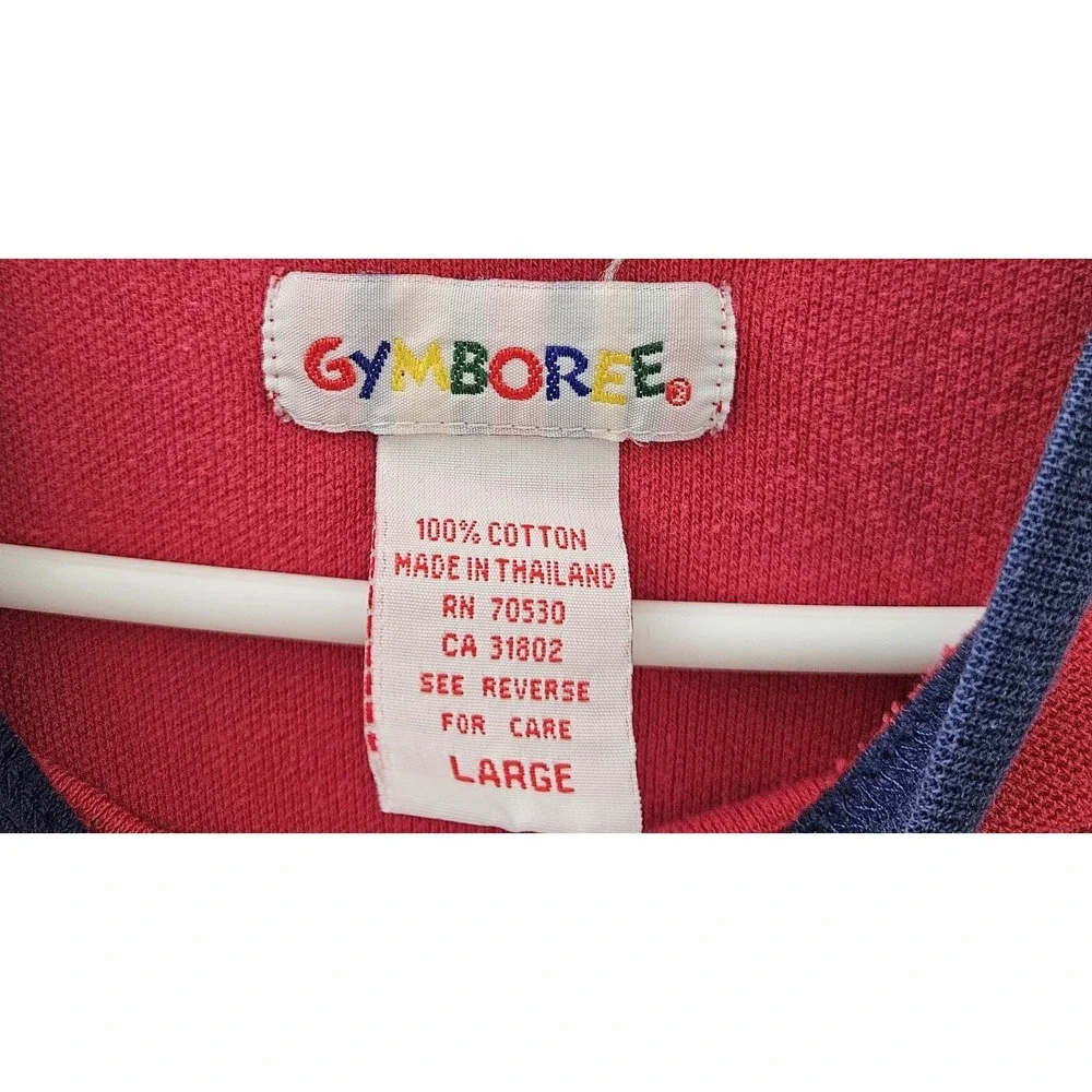 Vintage Gymboree Rainbow Tags Boy's Short Sleeve Shirts‎ Size Large *Please Read
